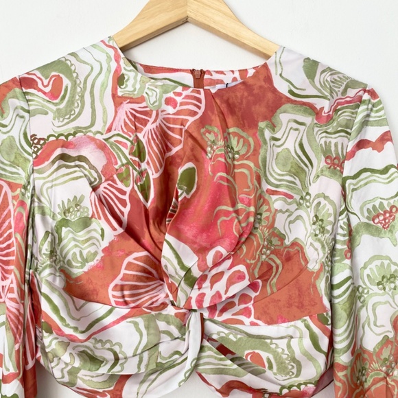 Andrea Iyamah Behati crop top in mushroom - Picture 7 of 10